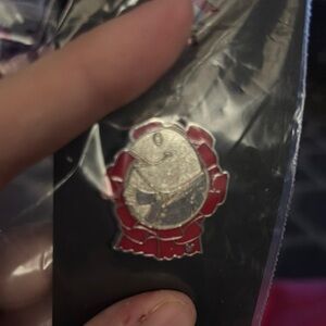 Disney Red and Silver Character Pin